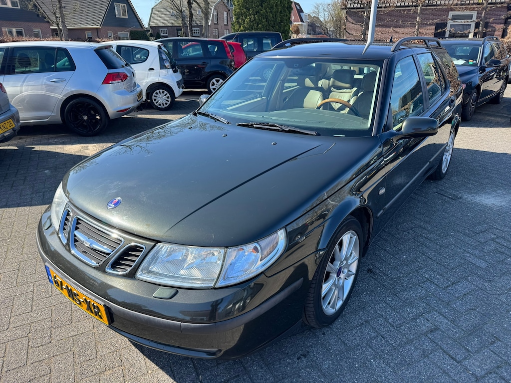 Saab 9-5 Estate 2.3t Vector Automaat,Apk 11/12/26,Airco,Cruise,Navi,Leder,Trekhaak