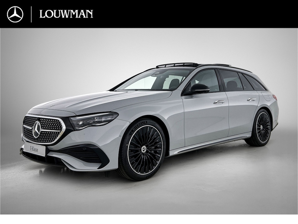 Mercedes-Benz E-klasse Estate 300 e Business Solution AMG | Premium pakket | Winterpakket | Nightpakket | Leder pakket | Trekhaak | 360° camera | GUARD 360° | Panoramaschuifdak | Burmester® 4D surround sound | Stoelventilatie voor |