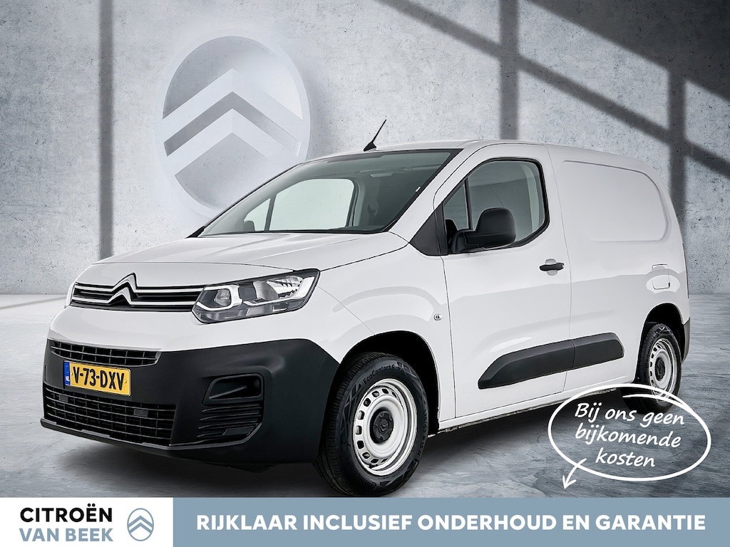 Citroën Berlingo BlueHDi 100 pk S&S L1 | Rijklaar | Airco | Schuifdeur Rechts | Radio / Bluetooth | Cruise Control