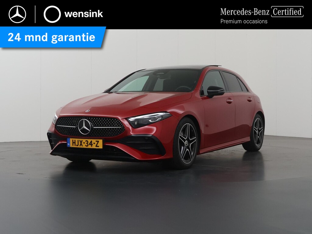Mercedes-Benz A-klasse 180 Business Solution AMG | Night | Panoramadak | Multibeam | Widescreen | Achteruitrijcamera | Sfeerverlichting | Stoelverwarming |