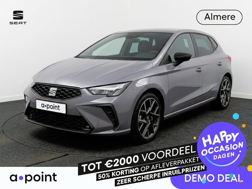 SEAT Ibiza 1.0 EcoTSI FR Business Connect 95pk | Navigatie via App | Parkeercamera | Verlengde garantie | 18 inch Lichtmetalen velgen