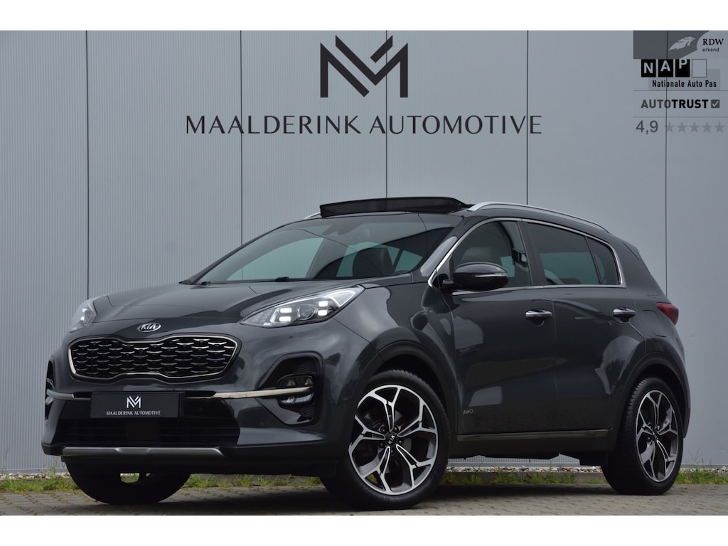 Kia Sportage 1.6 T-GDI 4WD GT-Line Panodak, 3D Camera, Navi, JBL, Leder, Stoelverwarming