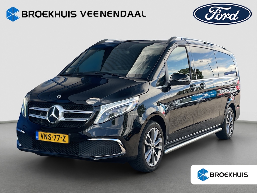 Mercedes-Benz V-klasse 300d Extra Lang DC Avantgarde | Luchtvering | Burmester | Trekhaak | Zijwindass. | Elektr. Schuifdeur |