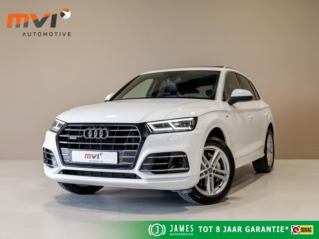 Audi Q5 55 TFSI e quattro Competition SoH 93,6% 367pk / Panorama dak / Adaptieve cruise control / Navigatie / Achteruitrijcamera / Apple carplay /