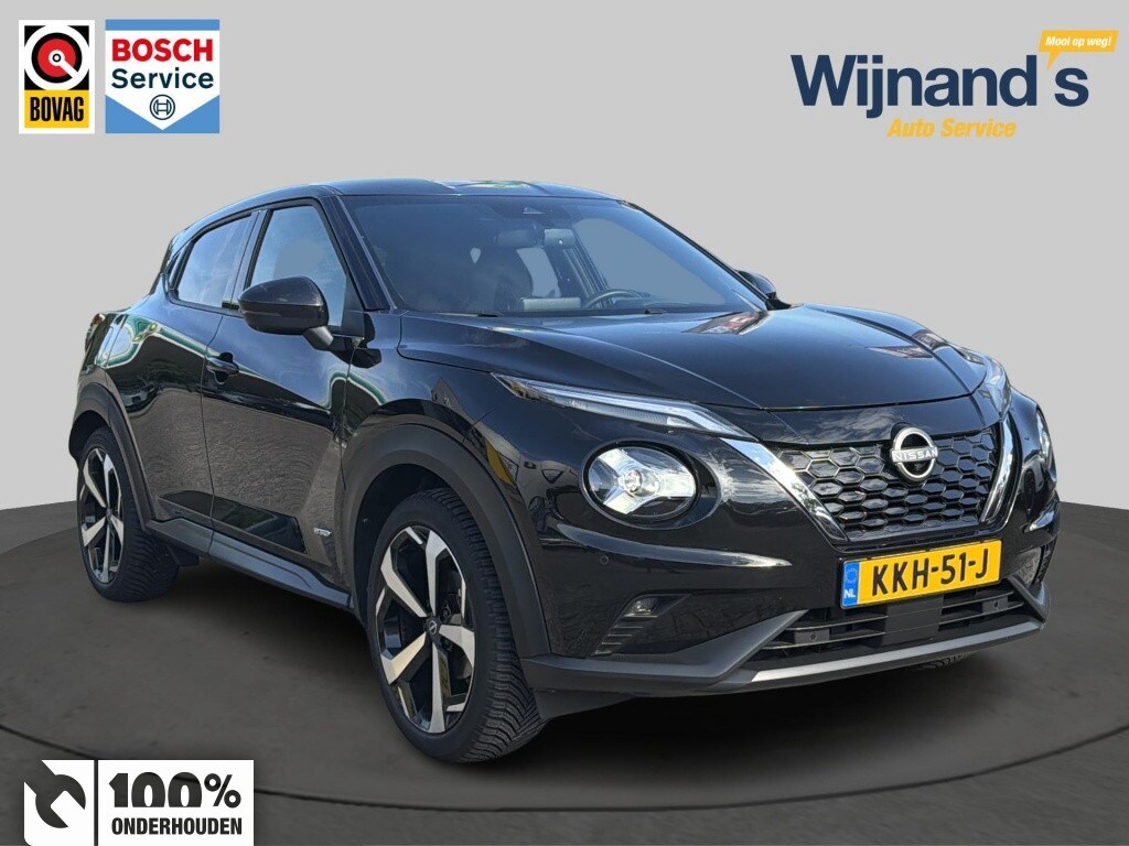 Nissan Juke 1.6 Hybride 143pk Tekna | Leer | trekhaak | Camera | Keyless | s