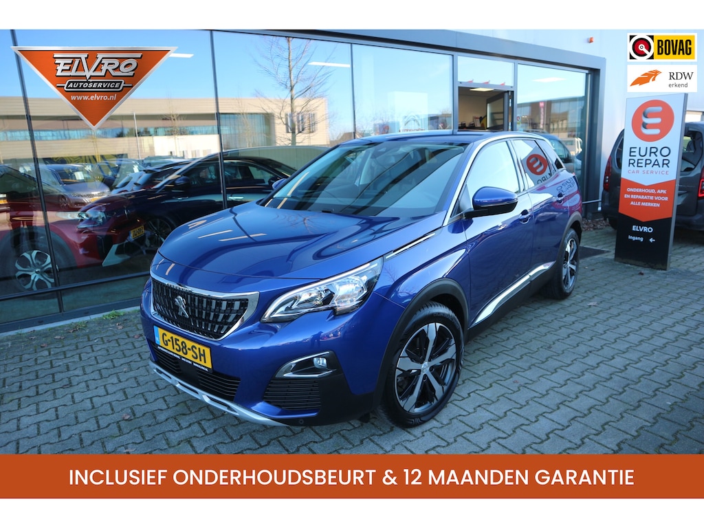Peugeot 3008 1.2 PureTech Allure AUTOMAAT NAVI CAMERA STOELVERW TREKHAAK CRUISE PDC V+A RIJKLAARPRIJS!!