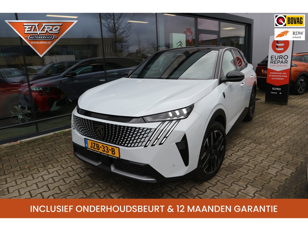Peugeot 3008 1.2 Hybrid 136 GT AUTOMAAT NAVI 360 CAMERA ALCANTARAPACK MASSAGE STOEL+VOORRUIT+STUURVERW RIJKLAARPRIJS!!!