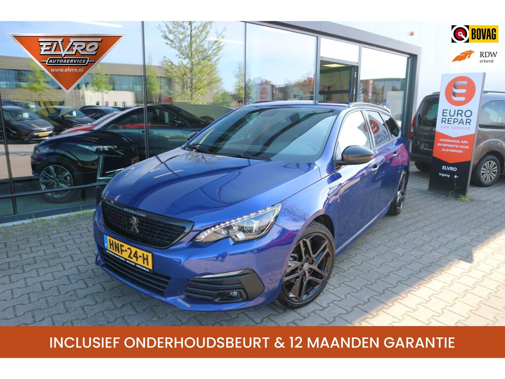 Peugeot 308 SW 1.2 PureTech GT-line AUTOMAAT NAVI MASSAGE ALCANTARA BLACKPACK 18INCH PDC V+A KEYLESS RIJKLAARPRIJS!!