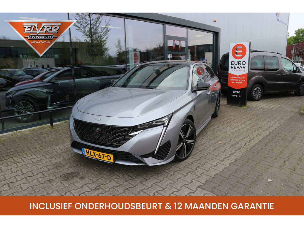 Peugeot 308 SW 1.2 PureTech GT 130PK AUTOMAAT NAVI FOCAL PANORAMADAK CAMERA PDC V+A STUUR+STOELVERW RIJKLAARPRIJS!!