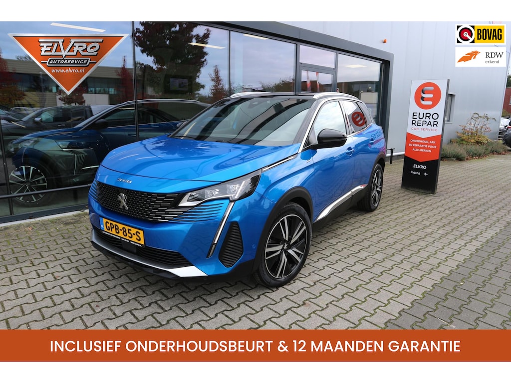 Peugeot 3008 1.2 PureTech GT AUTOMAAT ALCANTARA PANORAMADAK FOCAL CAMERA V+A NACHTZICHT MASSAGE RIJKLKAAPRIJS!!