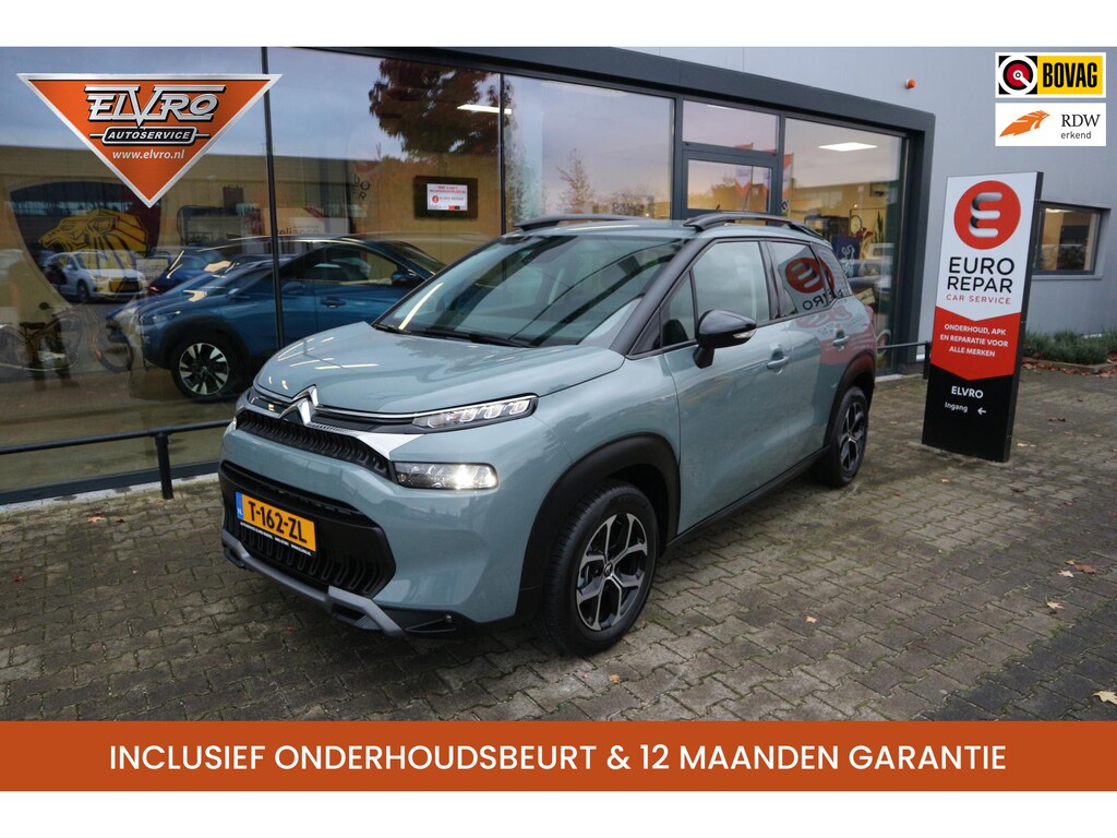 Citroën C3 Aircross 1.2 PureTech Shine NAVI CLIMA LEDER PDC STOELVERW LMV ALL-SEASON!!