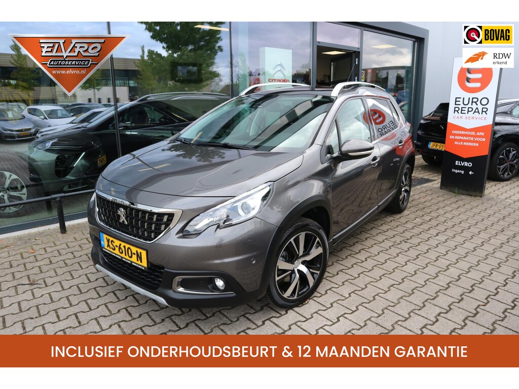 Peugeot 2008 1.2 PureTech Allure Pack Premium Plus 130PK NAVI LEDER PANORAMA CAMERA 17INCH RIJKLAARPRIJS!!