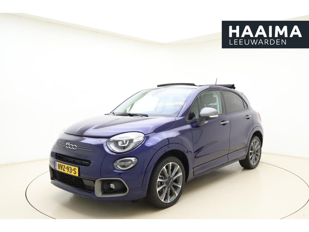 Fiat 500X 1.5 Hybrid Sport Cabrio Automaat | Navigatie | Camera | Keyless | Climate control | Lichtmetalen velgen | Half lederen bekleding