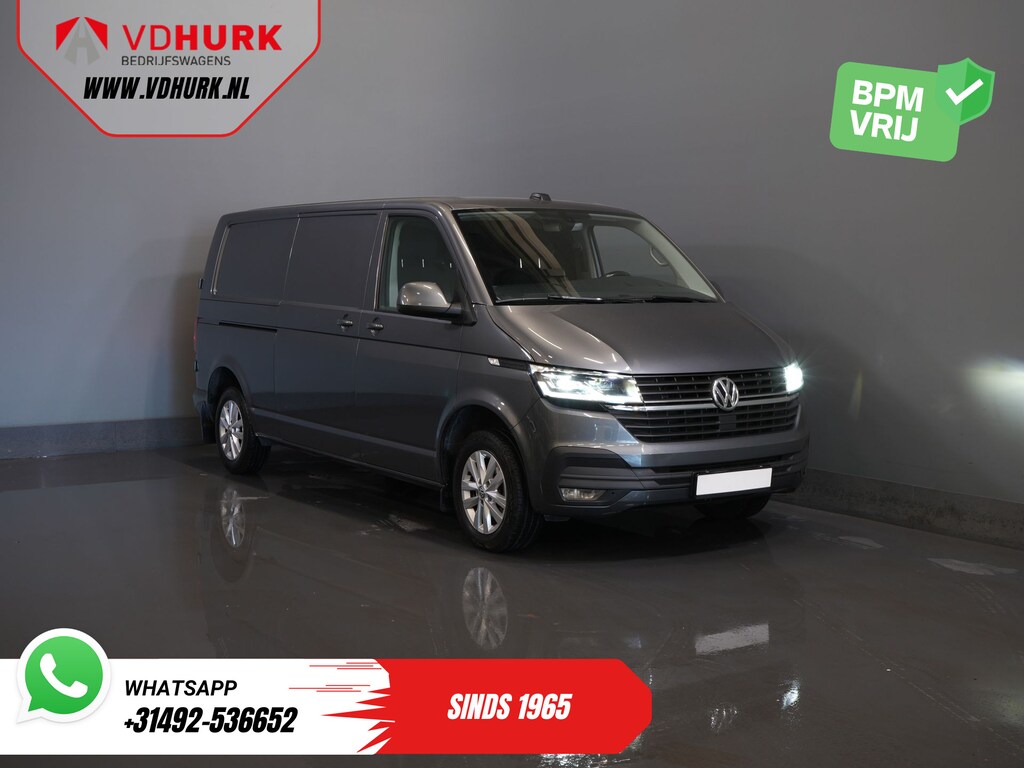 Volkswagen Transporter 2.0 TDI 150 pk Aut. L2 Adapt.Cruise/ LED/ Carplay/ Standkachel/ Stoelverw./ Camera/ Airco/ Trekhaak/ PDC/ inrichting