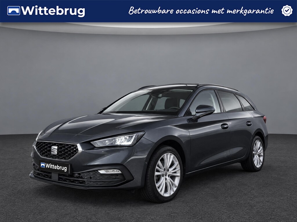 SEAT Leon Sportstourer 1.0 eTSI Style Business Intense DSG Automaat Parkeersensoren / Navigatie / LED verlichting / 17"LM Velgen HAL