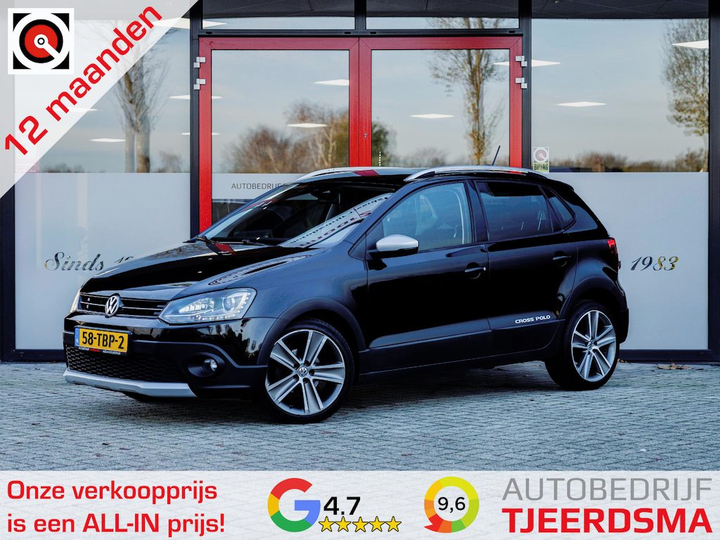 Volkswagen Polo 1.2 TSI Cross | Trekhaak | Origineel NL | Navigatie | Stoelverwarming | Parkeersensoren | Climate Control | Cruise Control | Metallic Lak | Alcantara | Bluetooth | Getint Glas | NAP | 17'' Lichtmetalen Velgen |