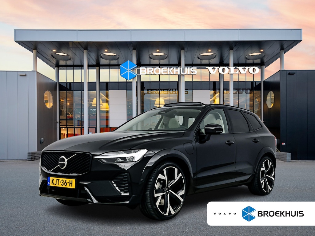 Volvo XC60 T8 Plug-in hybrid AWD Ultra Dark Exec. Ed. | 22" | Heico Diffusor | Getint & Gelamineerd Glas | Alarmklasse 3 | Black Edition Interieur | Luchtvering | Bowers & Wilkins | Geventileerd Nappa | Massagestoelen | Head-Up | 360 Camera | Elektr. verst.