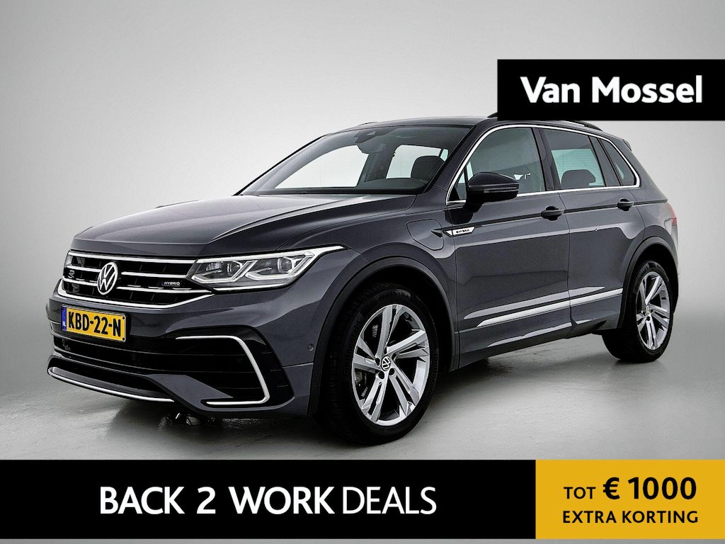 Volkswagen Tiguan 1.4 TSI eHybrid R-Line Business | Automaat | Panorama dak | Apple Carplay / Android Auto | Virtual cockpit | Adap. Cruise control | Camera | Elektrische Achterklep | Climate control | Parkeer sensoren | LED | Lichtmetalen Velgen |