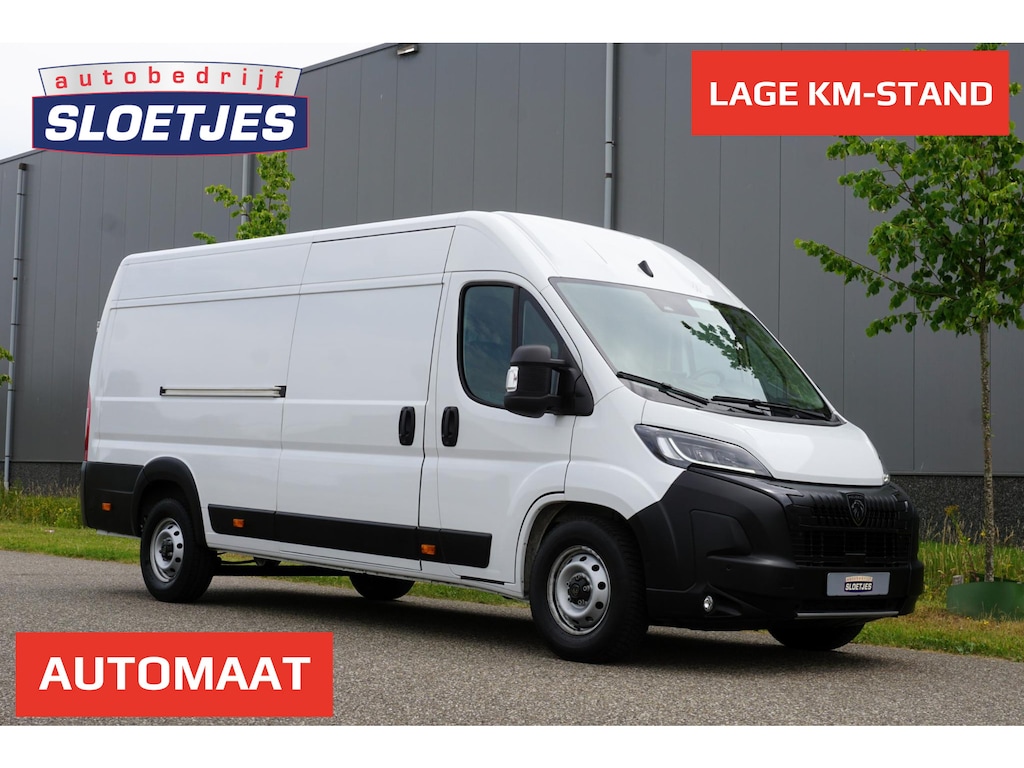 Peugeot Boxer 2.2 BlueHDi 180 L4H2 3.5t 180 pk |Automaat |Adaptive Cruise |Digitaal dashboard en groot scherm |Climate control |EURO6 |Topstaat |Betimmering