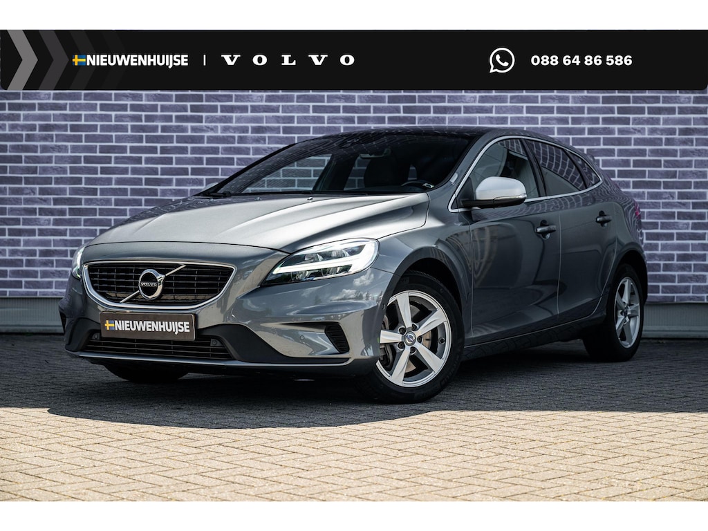 Volvo V40 1.5 T3 Polar+ Sport | R-Design | Harman Kardon Audio | Achteruitrijcamera | Parkeerassistent | Parkeersensoren | Panoramadak | Keyless Entry | Navigatie | Alarm | Stoelverwarming | Dealeronderhouden