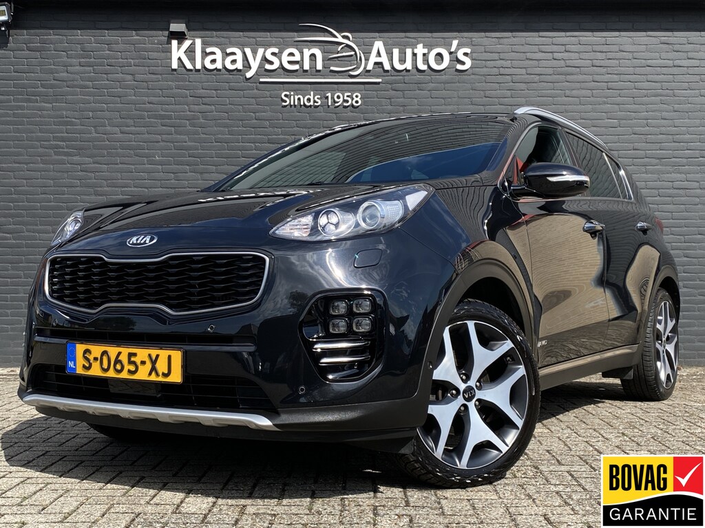 Kia Sportage 1.6 T-GDI 4WD 177 pk GT-Line PlusLine AUT. | dealer onderh. | leder interieur | trekhaak | navigatie | elektr. stoelen