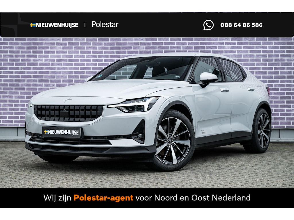 Polestar 2 Long Range Dual Motor AWD 78 kWh | 360 Graden Camera | Parkeersensoren | Keyless Entry | Elektrische Achterklep | Stoelverwarming | Navigatie | Apple Carplay | Android Auto | Cruise Control Adaptief | BLIS