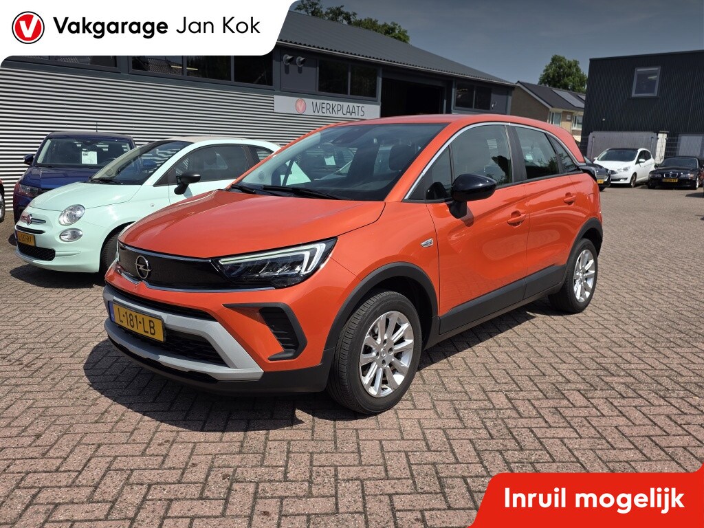 Opel Crossland 1.2 Turbo Elegance 130pk, trekhaak afneembaar, navi, stoel/stuur