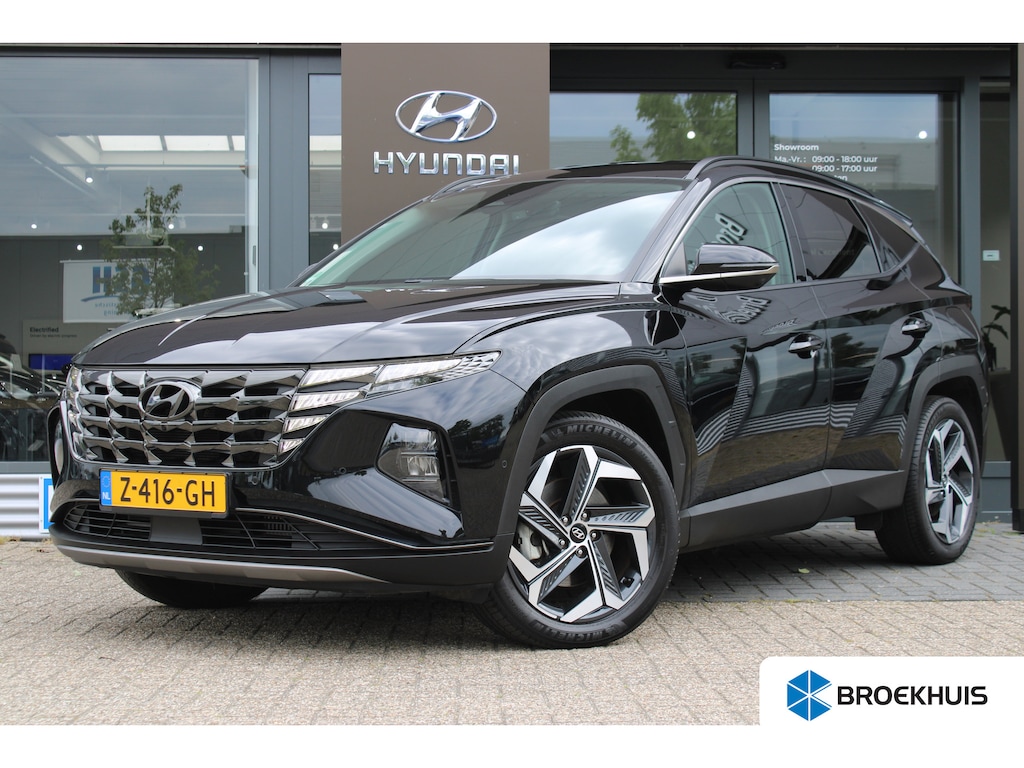 Hyundai Tucson 1.6 T-GDI 265pk PHEV Premium 4WD | 1E EIGENAAR! | 360° CAMERA | ADAPTIVE CRUISE | STOELVERWARMING- VERKOELING | DODE HOEK | ELEKTR. STOEL INCL. MEMORY | DEALER OH! | PRACHTIGE STAAT!