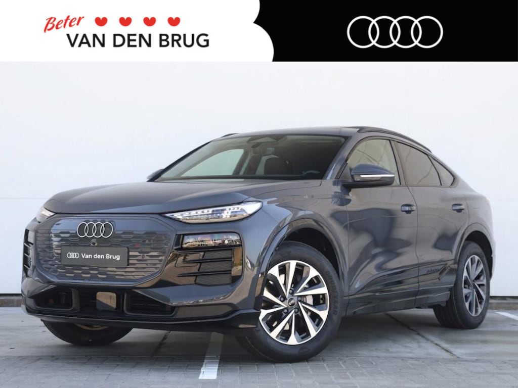 Audi Q6 Sportback e-tron edition 83 kWh | Panoramadak | Trekhaak | Stuurverwarming | Stoelverwarming v+a | 360° camera | Keyless | SoH 98,2% |
