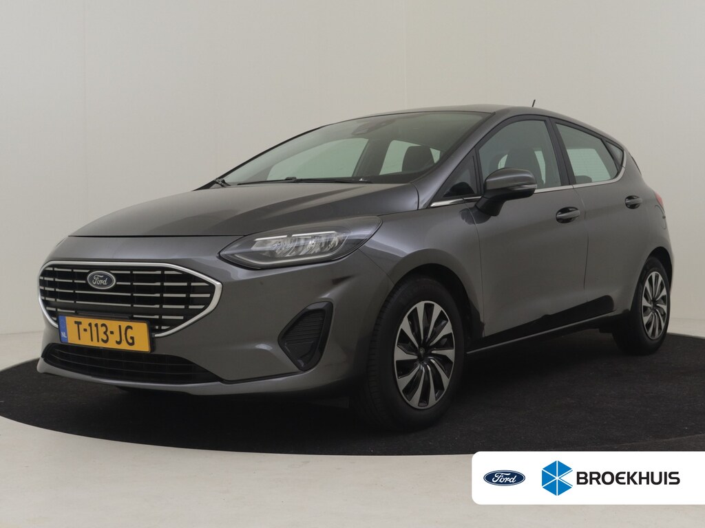 Ford Fiesta 1.0 EcoBoost Hybrid Titanium l Cr Control l Climate Control l Stoel/stuurverwarming | Parkeersensoren l Naviagtie l Apple Car play l Metallic lak l
