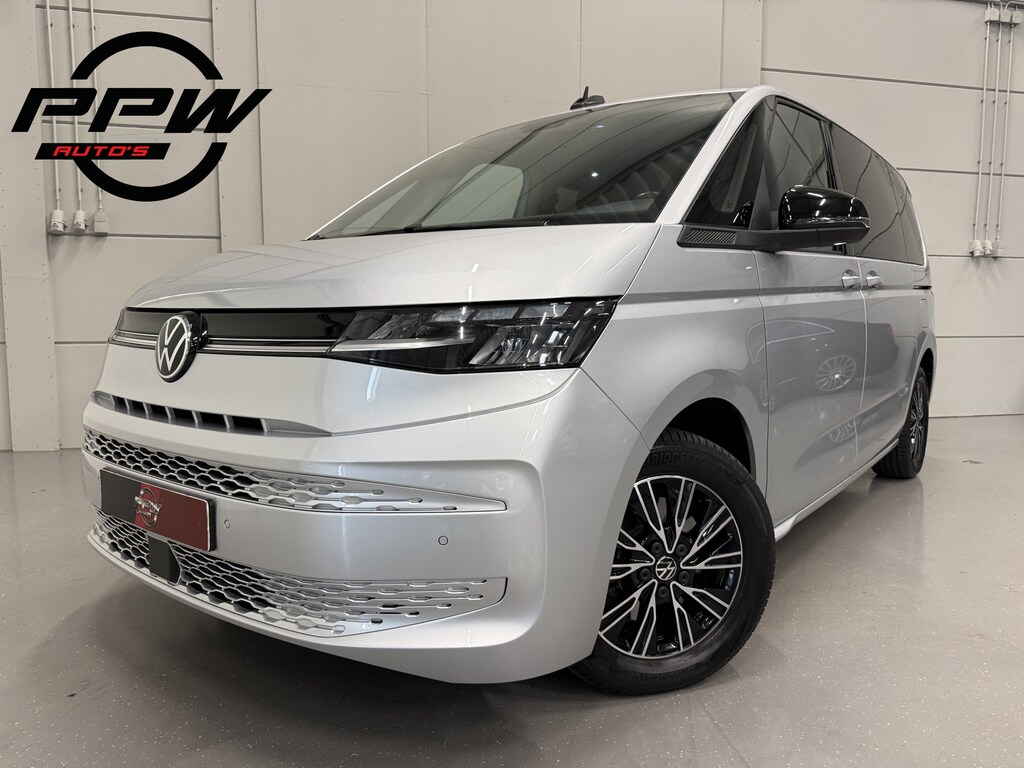 Volkswagen Multivan 1.4 eHybrid Life 7p. TREKHAAK/ACC/ELECTR.SCHUIFDEUREN/SOH 92%/CAMERA/17"/CARPLAY/STOEL+STUURVERW/ELECTR.A.KLEP/PRIVACY/REFLEXSILBER/VOLLEDIG VW DEALER HISTORIE
