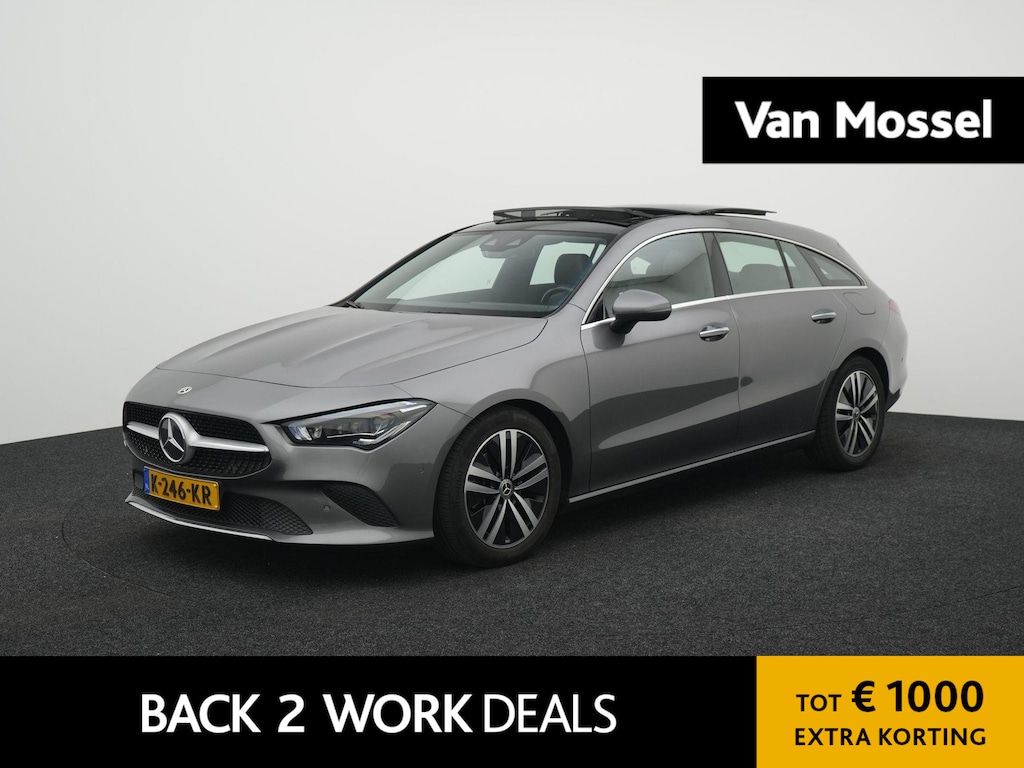 Mercedes-Benz CLA Shooting Brake 200 Business Solution Luxury | 2 x Memory stoelen | 2 x Elektrische stoelen | Panorama schuifdak |  Sfeerverlichting| MULTIBEAM LED | 12 Maanden BOVAG Garantie |