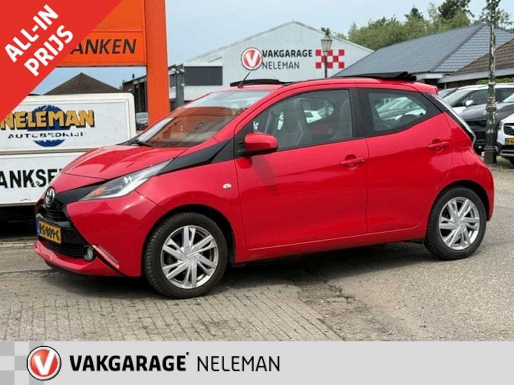 Toyota Aygo 1.0 VVT-i 69pk 5Deurs x-clusiv Cabriodak! rijklaarprijs bovag garantie