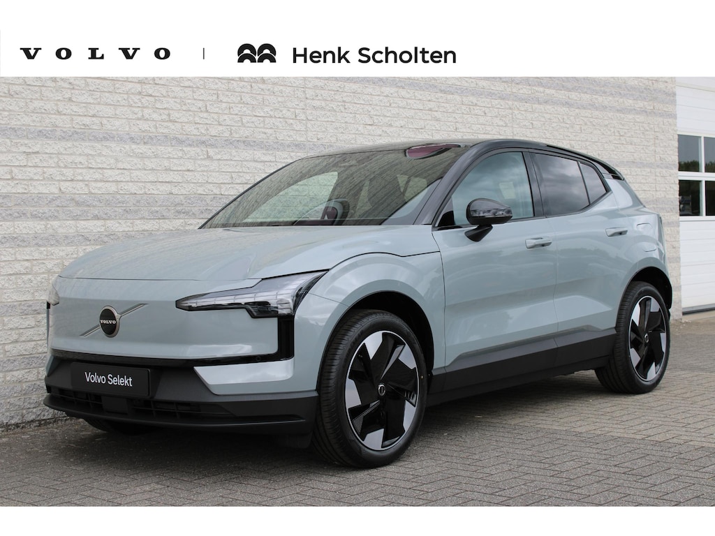 Volvo EX30 P5 Long Range Plus 69 kWh | Elektrisch verstelbare voorstoelen | Bestuurdersstoel met geheugen | Voorstoelen & stuurwiel verwarmbaar | Achteruitrijcamera | Dodehoekdetectie met correctie | Pilot Assist & Adaptive Cruise Control | Google Services | Apple Carplay & Android Auto | Extra getint glas | Elektrisch bedienbare achterklep | Warmtepomp | Vehicle-to-load |
