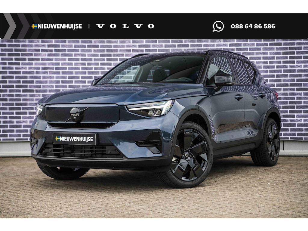 Volvo EX40 Single Motor Ext. Range Ultra Bl. Ed. Eur. 82 kWh | Europa | Harman Kardon audio | 20" | Schuif-/kanteldak | Getint Glas | Elektrische stoelverstelling | Nubuck bekleding | Adaptive Cruise Control | Dodehoekdetectie |