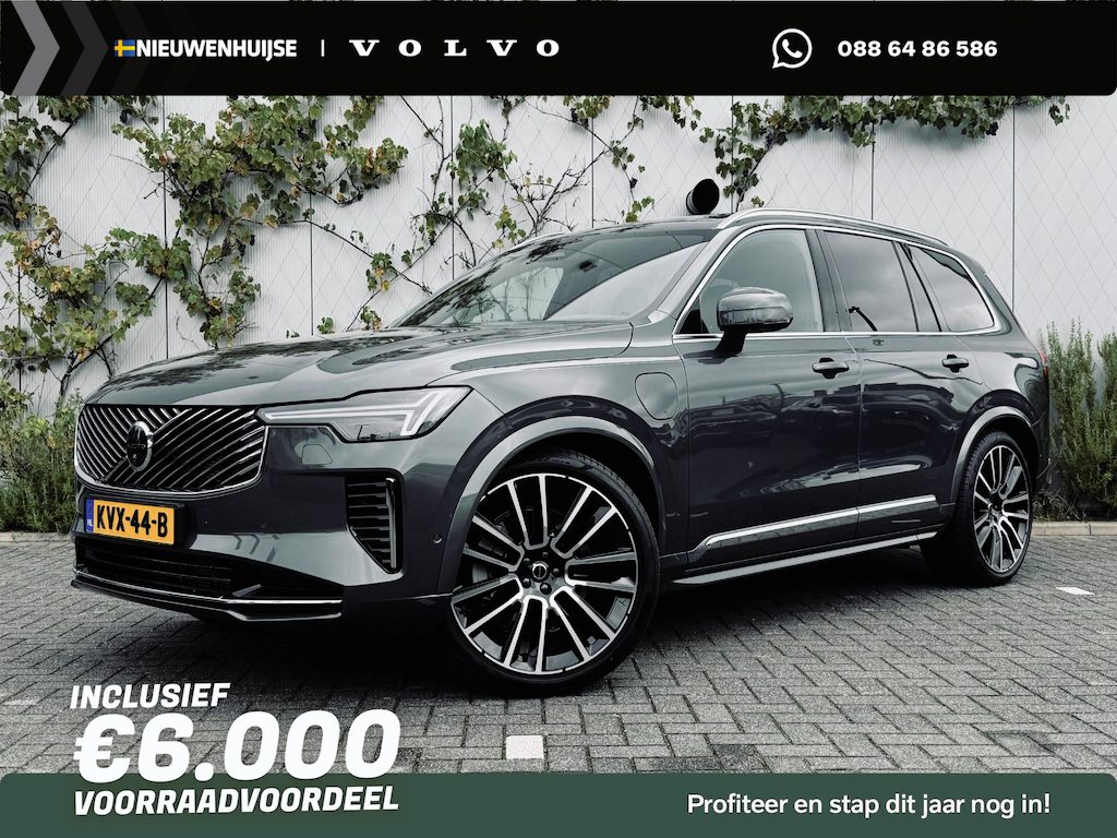 Volvo XC90 2.0 T8 Plug-in hybrid AWD Ultra Bright Exec. Ed. | Geventileerd leder | Head-up Display | Schuif-/kanteldak | Bowers & Wilkins Premium Audio | Luchtvering | Gelaagd Glas | Adaptieve Cruise Control | Trekhaak