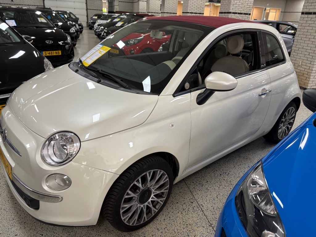Fiat 500C 1.4 Sport Cabriolet Airco Leder Parelmoer Dak werkt