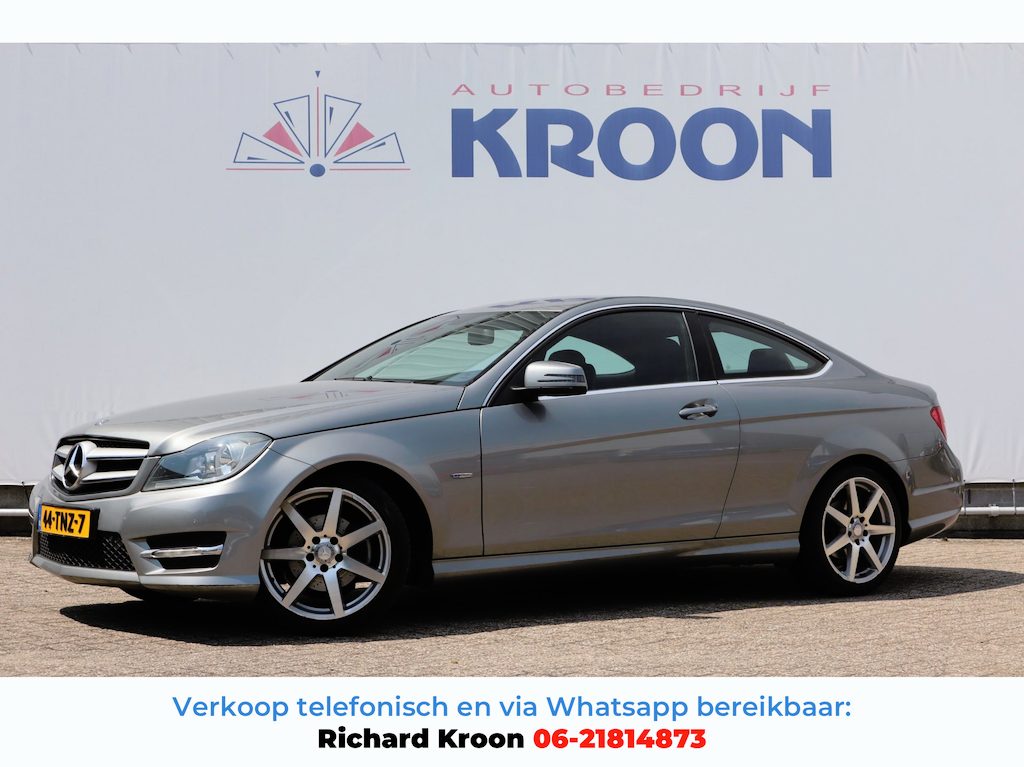 Mercedes-Benz C-klasse Coupé 180 AMG uitvoering I Automaat I Trekhaak I Half Leder