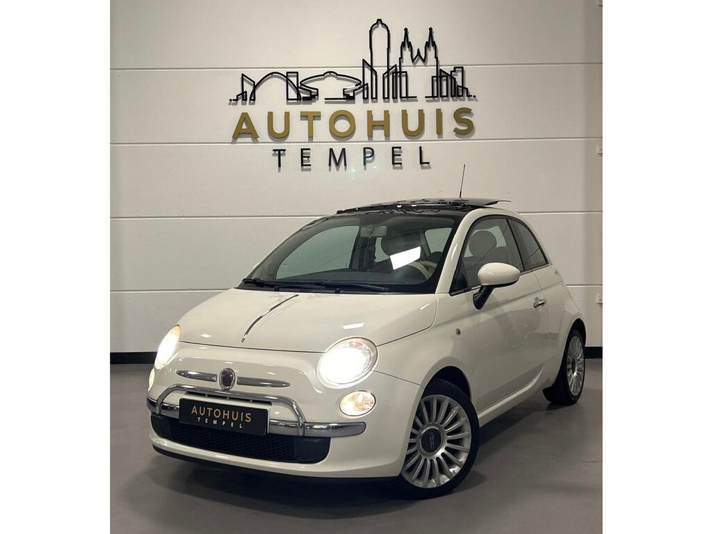 Fiat 500 1.2 Lounge Nap Airco Leder Panoramadak Isofix 16Inch Nwe APK