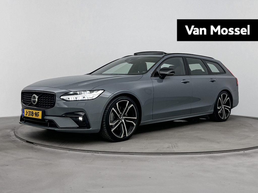 Volvo V90 2.0 B5 R-Design 251PK | Elektrische Trekhaak | Schuif-/Kanteldak | Harman Kardon Audio | 20'' Inch Velgen | Adaptieve Cruise Control | Apple CarPlay & Android Auto