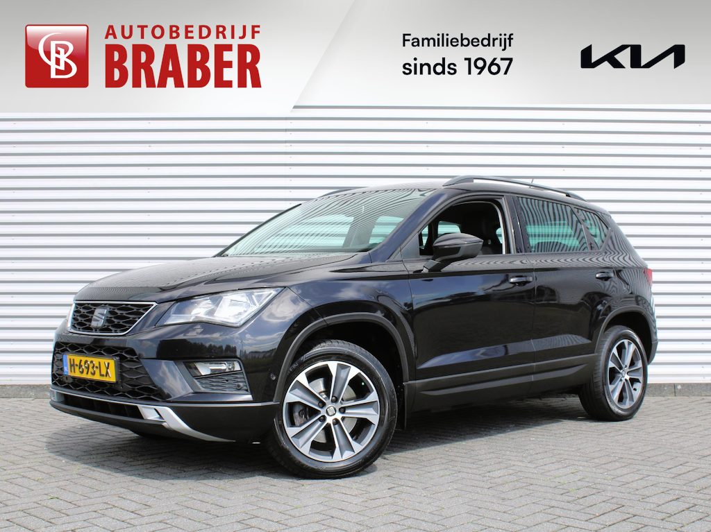 SEAT Ateca 1.0 EcoTSI Style | Navi | Clima | Elek. Trekhaak | Cruise adapt. | Elek. kofferklep | Camera | PDC | 17" LM | Stoelverwarming | Alcantara |