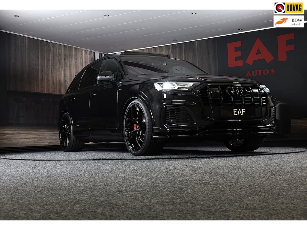 Audi Q7 55 TFSI Quattro SQ7 Look / 7 Persoons / RS Zetels / Head Up / Open Pano / Acc / Memory / Dode Hoek / 23 Inch / Trekhaak