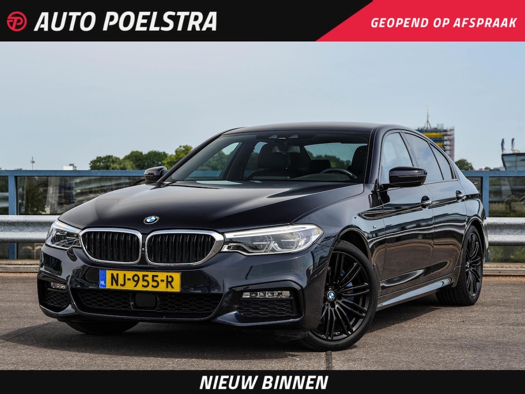 BMW 5-Serie 530i High Executive M Sport 252 PK | Driving Assistant Plus | 360 Camera | Keyless | Ambient Light | Comfortzetels | Memory | Trekhaak | 19"