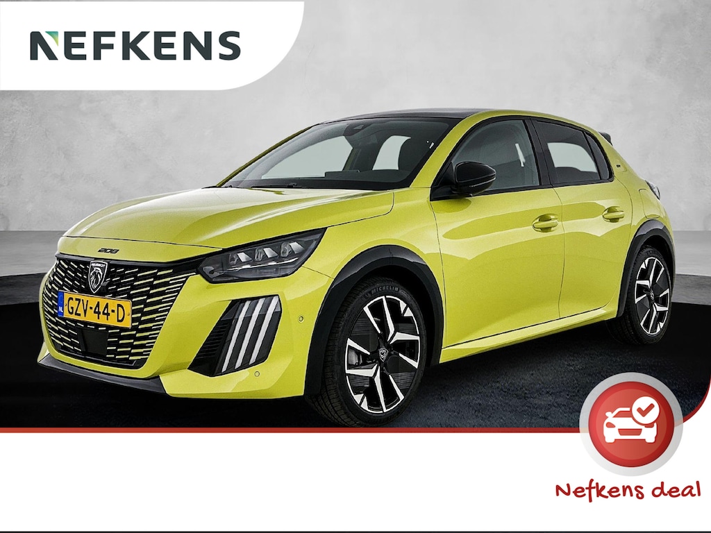 Peugeot 208 1.2 Hybrid 145pk GT Automaat | Glazendak | Navigatie | Camera voor + Achter | Climate Control | Adaptieve Cruise Control | Full-LED | Dodehoekdetectie |