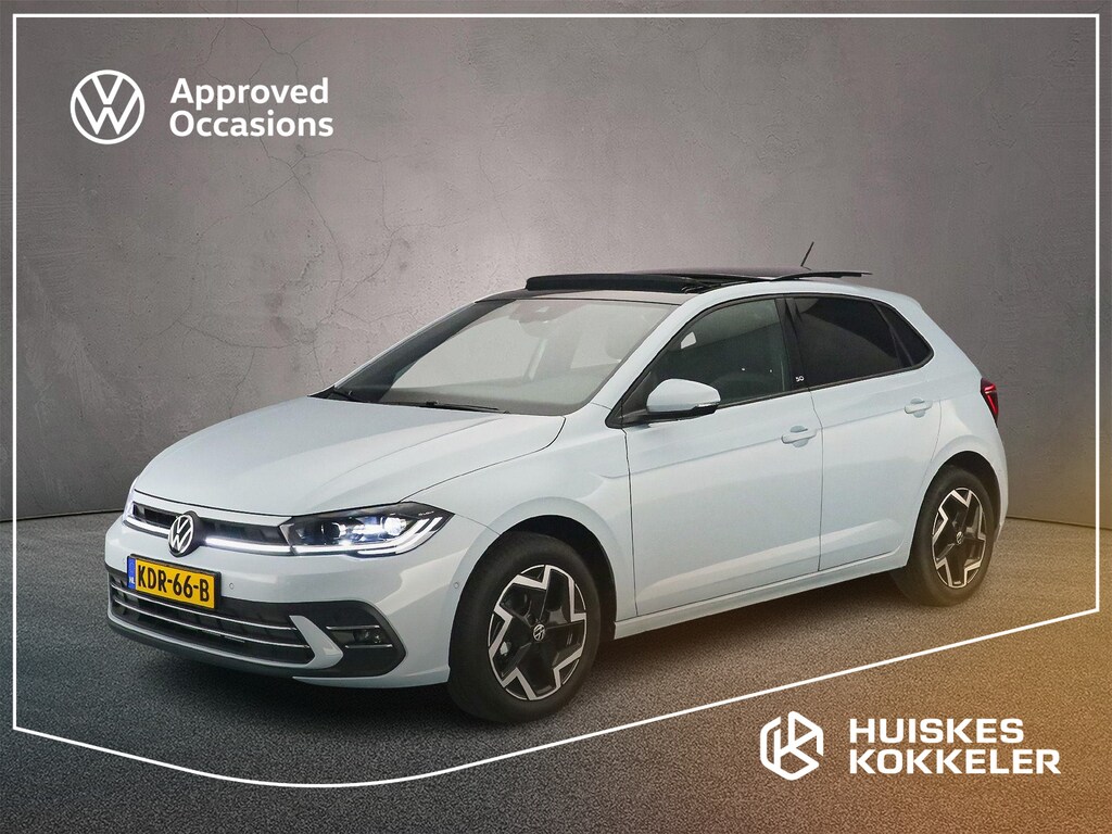 Volkswagen Polo 50 Edition 1.0 TSI 95pk DSG Automaat Panoramadak, Adaptive cruise control, Achteruitrijcamera, LED matrix koplampen, Stoelverwarming, Volkswagen audio