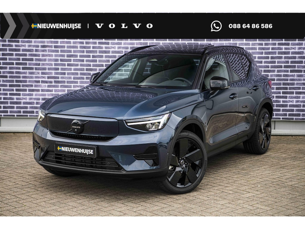 Volvo EX40 Single Motor Extended Range Europa Ultra Black Edition | 82 kWh | Harman Kardon audio | 360 Camera | Panoramadak | Elektrisch verstelbare stoelen met geheugen |
