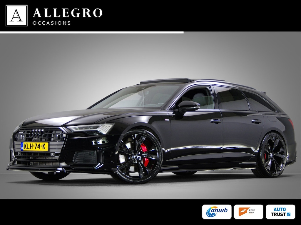 Audi A6 Avant 55 TFSI e quattro Competition S-Line Edition (MAXTON, B&O, SFEERVERLICHTING, TREKHAAK, PANO, 360 CAMERA, CARPLAY)