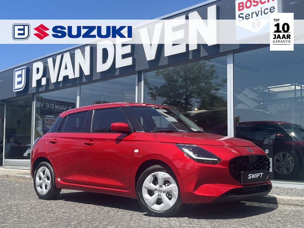 Suzuki Swift 1.2 Smart Hybrid Select CVT Automaat | Meerdere kleuren beschikbaar | €2.200,- voordeel | Adapt. Cruise | Camera | Stoelverwarming | 16'' | Dodehoek | Carplay/Android Auto | Smart Entry |