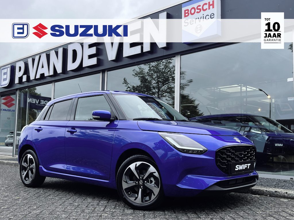 Suzuki Swift 1.2 Smart Hybrid Style | DEMO | Uit voorraad leverbaar | €2.200,- voordeel | Adapt. Cruise | Camera | Stoelverwarming | 16'' | Dodehoek | Carplay/Android Auto | Smart Entry |