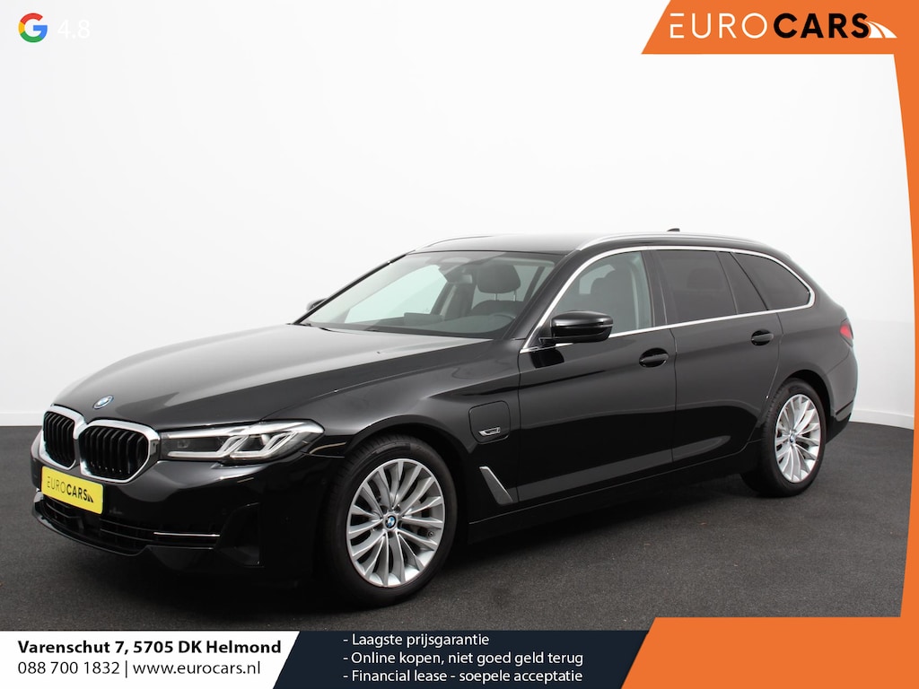 BMW 5-Serie Touring 530e Business PHEV AUTOMAAT Adaptieve cruise control LED Leder Navigatie Stoelverwarming Achteruitrijcamera Sfeerverlichting Lane assist Climate control Apple Carplay/ Android Auto